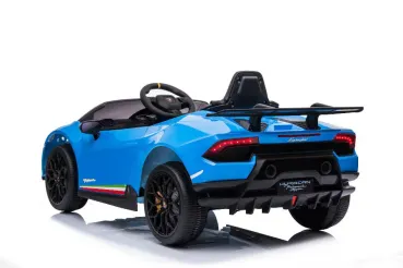 Preview: Elektro Kinderauto, Lamborghini Huracan, lizenziert, 12V Akku, 2 Motoren, 2,4Ghz Fernsteuerung, MP3, Ledersitz, EVA